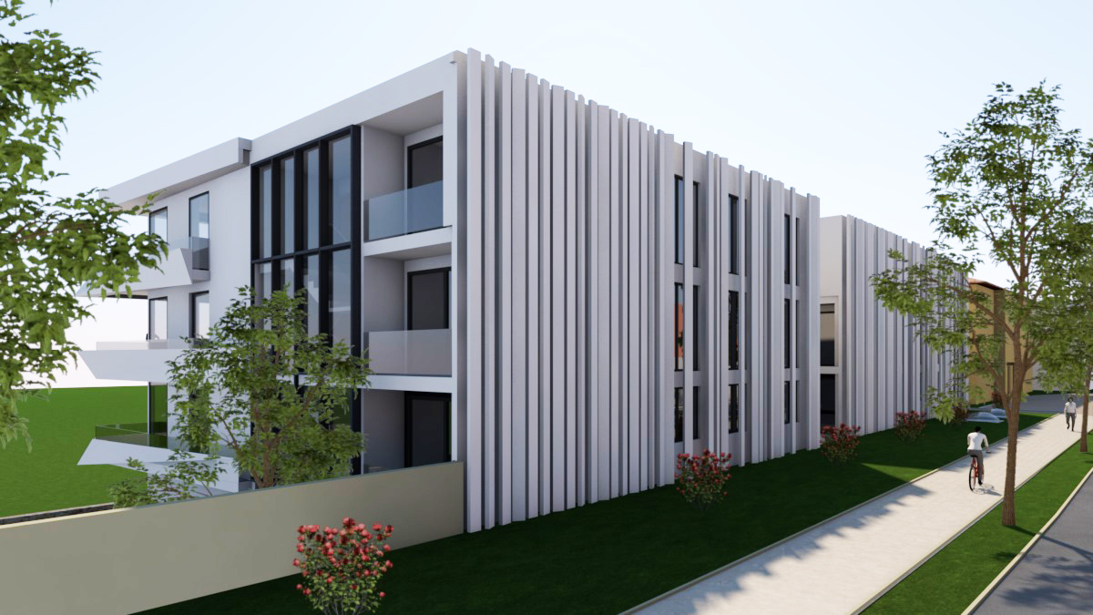 poslovna zgrada Lasan, Vodice, construction